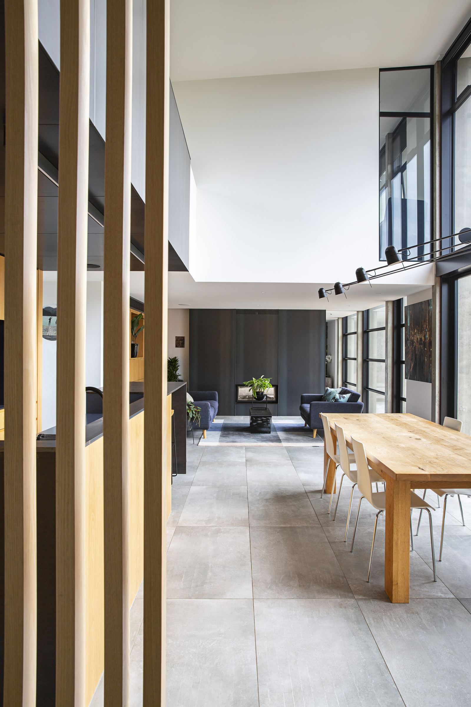 Walnut Ave, Strowan – Christchurch house with concrete walls and colourful interiors by AW Architects – image 7