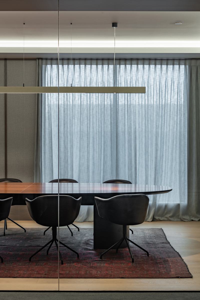 Mainland Capital office – Christchurch workplace with leather, timber and brass interiors by AW Architects – image 2