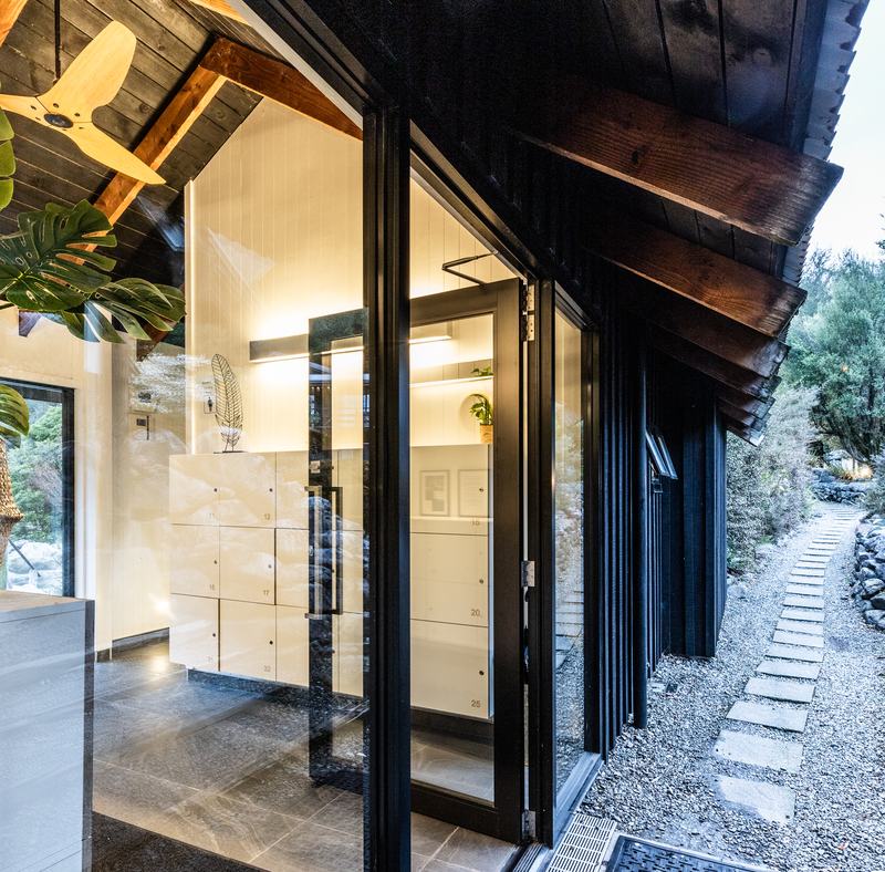 Maruia Hot Springs – alpine resort renovation with timber and stone interiors by AW Architects – image 5
