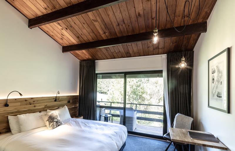 Maruia Hot Springs – alpine resort renovation with timber and stone interiors by AW Architects – image 6