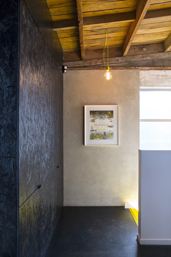 St Asaph Studio – Christchurch shared studio with exposed rimu and bold colour by AW Architects – image 6