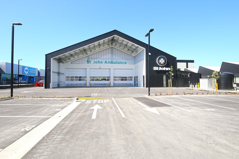 St John Hub Christchurch – ambulance facility with polycarbonate daylighting by AW Architects – image 2