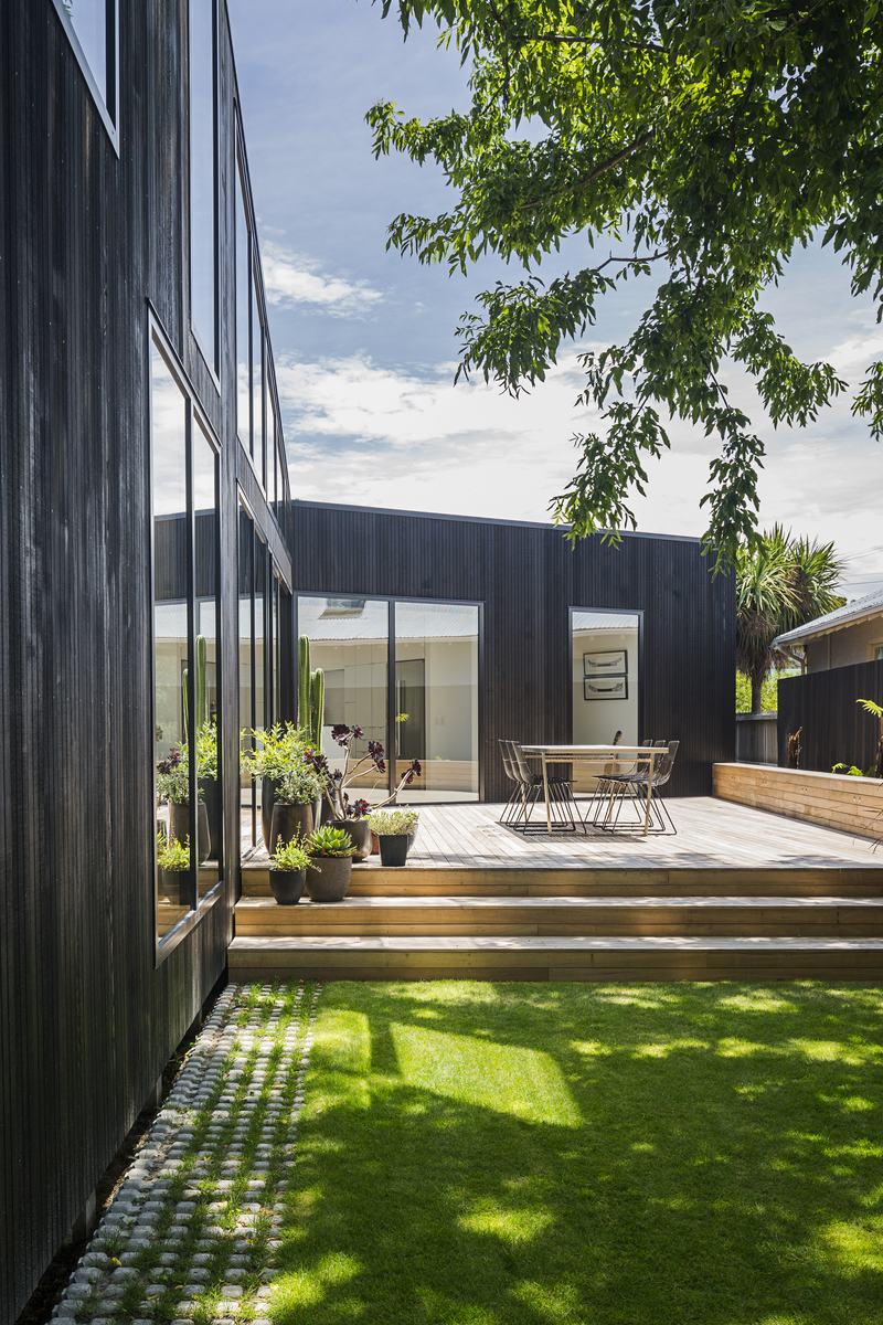 Clark St House, Sumner – rebuild home around a maple courtyard by AW Architects – image 6